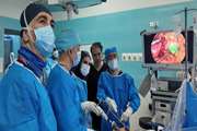 جراحی گاسترکتومی توتال با روش لاپاراسکوپی برای نخستین بار در مجتمع بیمارستانی امام خمینی (ره) 