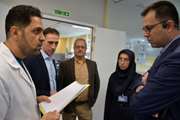 بازدید نوروزی معاون درمان مجتمع بیمارستانی امام خمینی (ره) از اورژانس این مرکز