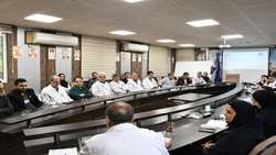 سومین جلسه هیئت رئیسه مجتمع بیمارستانی امام خمینی (ره) برگزار شد