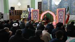 مراسم یادبود مادر گرامی دکتر محمد طاهر معاون درمان مجتمع بیمارستانی امام خمینی(ره) 