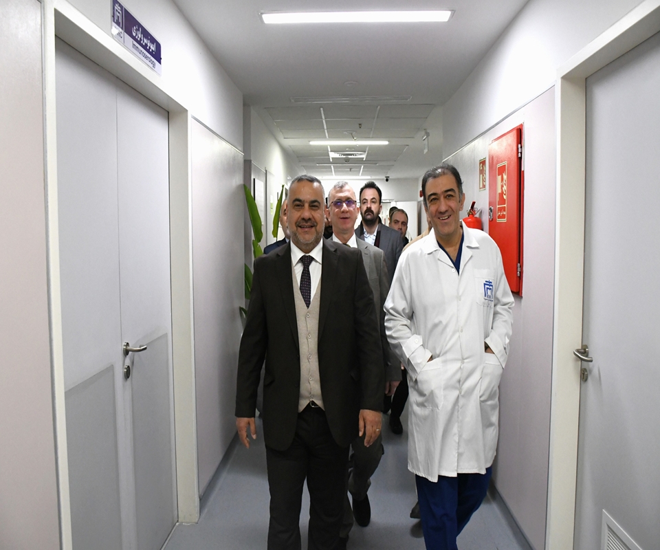 بازدید هیئت عراقی از بیمارستان مهدی کلینیک مجتمع بیمارستانی امام خمینی(ره)