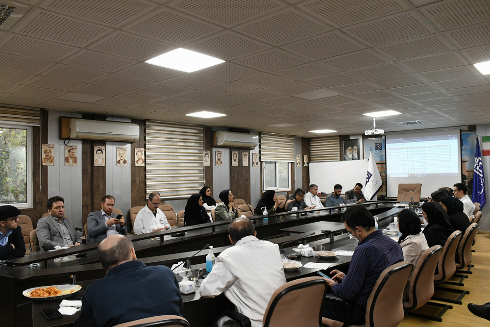 بیست و پنجمین جلسه هیئت رئیسه مجتمع بیمارستانی امام خمینی(ره)