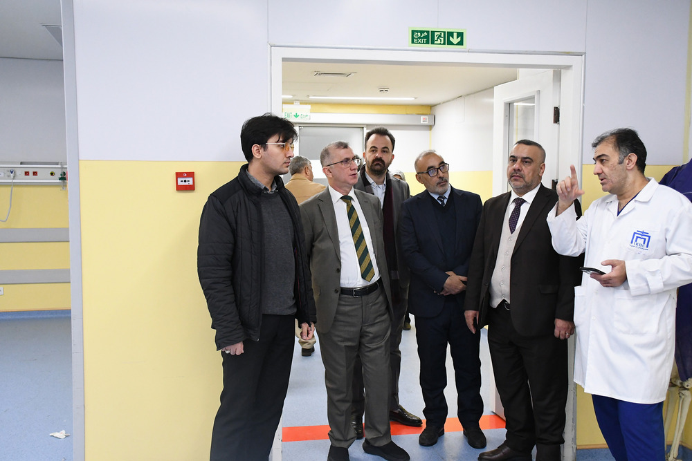 بازدید هیئت عراقی از بیمارستان مهدی کلینیک مجتمع بیمارستانی امام خمینی(ره)